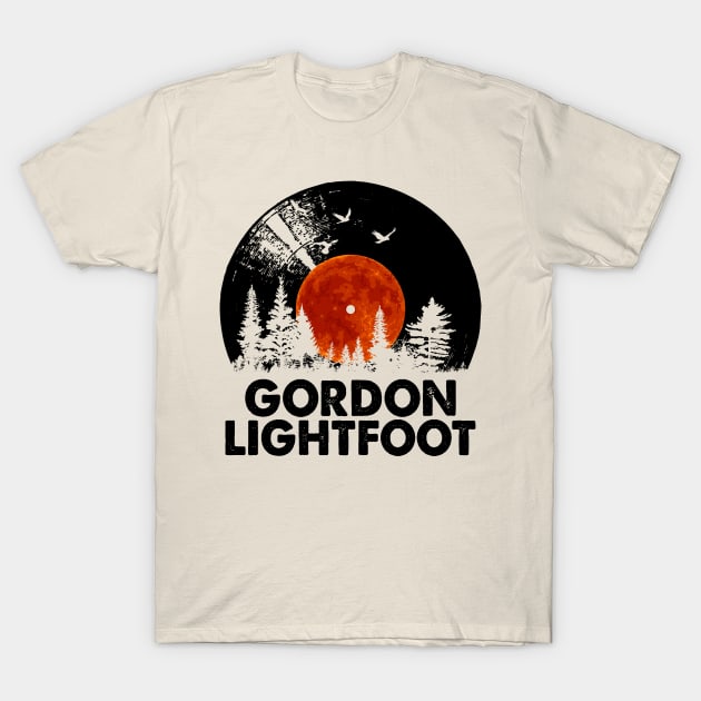 Lightfoot Name Record Music Forest Gift T-Shirt by Mountain River Landscape